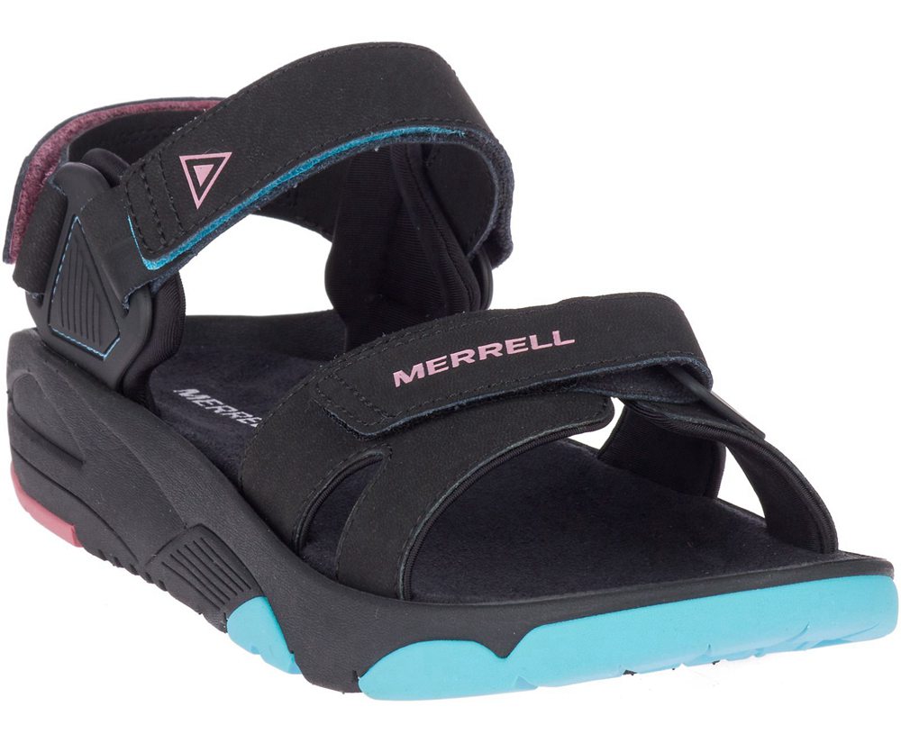 Sandały Merrell Męskie Czarne - Belize Convertible - 246791-XYQ